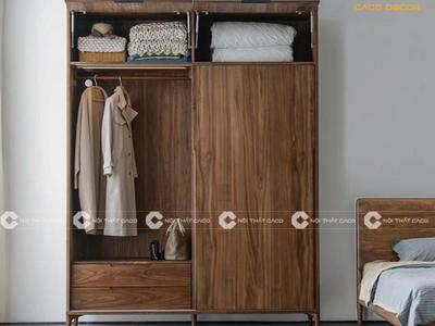 Tủ Quần Áo Gỗ Tự Nhiên Hiện Đại, Bền Đẹp Cho Phòng Ngủ 0