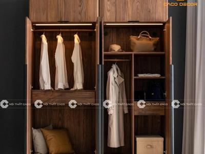 Tủ Quần Áo Gỗ Tự Nhiên Hiện Đại, Bền Đẹp Cho Phòng Ngủ 1