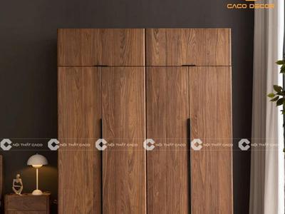 Tủ Quần Áo Gỗ Tự Nhiên Hiện Đại, Bền Đẹp Cho Phòng Ngủ 2