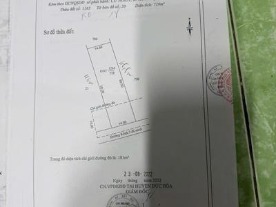 Bán đất thổ cư mặt tiền đường kênh 3, đức hòa, long an 3