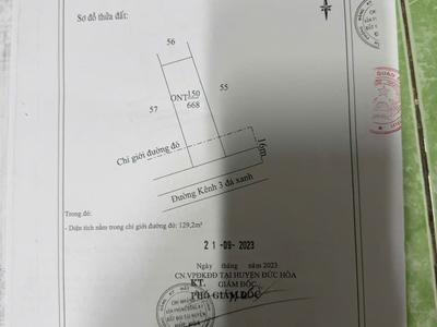 Bán đất thổ cư mặt tiền đường kênh 3, đức hòa, long an 4