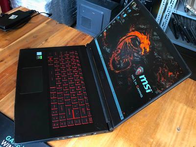 Laptop MSI GF63 Thin Core i5-9300H Ram 16GB SSD 256GB GTX 1650 Màn 15.6 Inch Full HD Máy Đẹp 4