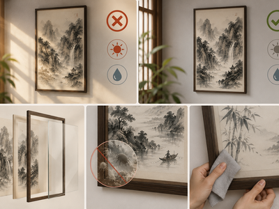 Cách bảo quản tranh 0