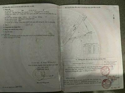 Đất phú hòa đông, củ chi 667m2 - mặt tiền bưng tràm, tiềm năng thành lô góc 2 mặt tiền, 1,9 tỷ 1