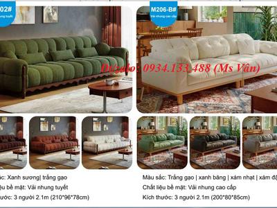 Sofa đẹp phòng khách - sofa lông cừu mềm mại 5
