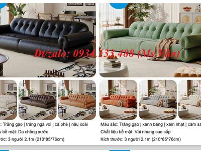 Sofa đẹp phòng khách - sofa lông cừu mềm mại 6