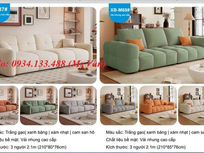 Sofa đẹp phòng khách - sofa lông cừu mềm mại 8