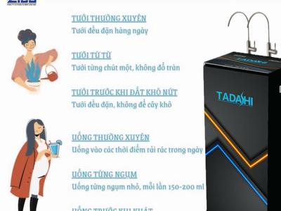 Máy lọc nước RO Tadashi 2 vòi khoáng tinh khiết TAD-10D2A 0