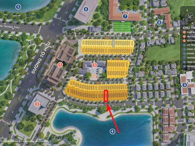 57 tỷ sở hữu ngay siêu phẩm nhà phố 110m2 6 tầng mặt hồ, đường 21m ở Nam Từ Liêm 0