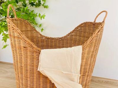 Sọt đựng đồ mây tự nhiên hình oval 5