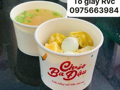 Tô giấy đựng bún phở giá rẻ, an toàn 0