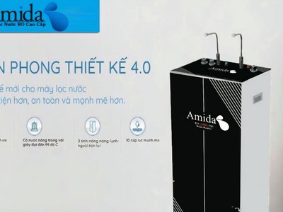 Máy lọc nước RO cao cấp Amida tích hợp lõi Ion kiềm AMTK-10BL hỗ trợ bảo vệ sức khỏe 0