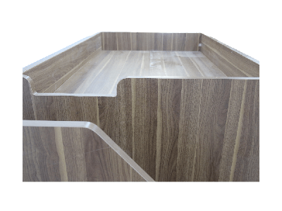 Giường Tầng Gỗ MDF Màu Nâu Sọc Vàng Hiện Đại, Đa Năng 1