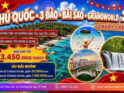 Phú Quốc - 3 Đảo - Bãi Sao - Grand World 0