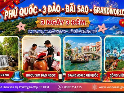 Phú Quốc - 3 Đảo - Bãi Sao - Grand World 1