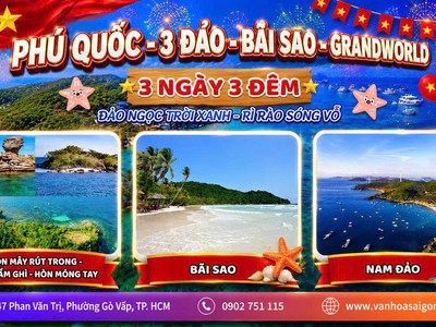 Phú Quốc - 3 Đảo - Bãi Sao - Grand World 2