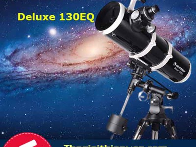 Kính thiên văn phản xạ Celestron Deluxe 130EQ 0