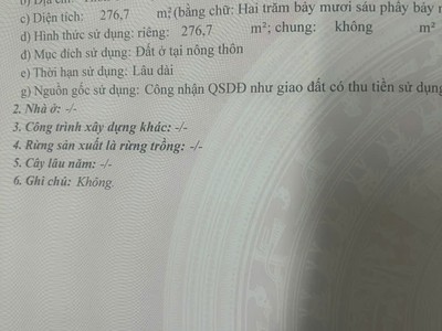 Bán nhà và đất có diện tích 276,7m2 tại tô hải an mỹ - quỳnh phụ - thái bình. 1