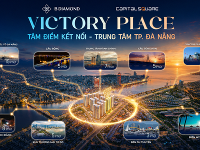 Capital Square - Chỉ 3.7 tỷ cho căn hộ 1PN ven sông Hàn - Lõi trung tâm Đà Nẵng, 2027 bàn giao 0