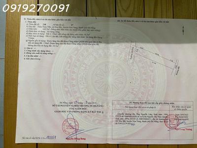 Chính chủ cần bán lô đất, tổ dân phố nam yên, hòa bắc, phường hải vân, tp. đà nẵng 3