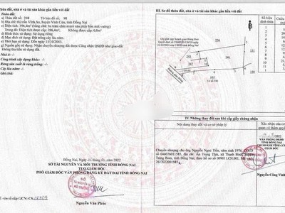 Bán gấp 2 thửa liền kề vĩnh cửu   503m    ngang 12m   chỉ 1,2 tỷ 3