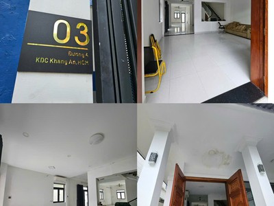 Cho thuê tầng trệt 232m mặt tiền đường số 4 , kdc khang an, tp. thủ đức 3