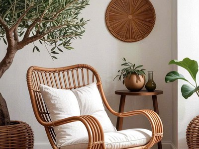 Ghế mây ngồi thư giãn đọc sách 0