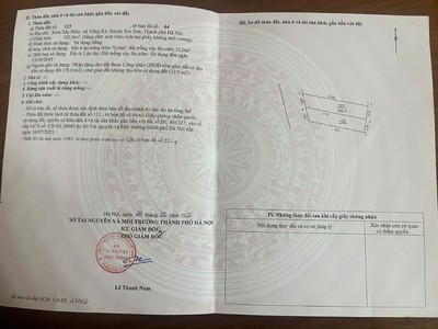 Chính chủ bán đất sổ đỏ hồng kỳ, sóc sơn - 102m2, trục đường liên thôn, tiềm năng tăng giá 0