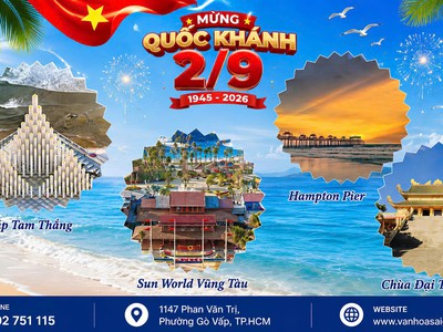 Lễ Quốc Khánh 2/9 - Vũng Tàu - Hồ Tràm - 2N1Đ 1