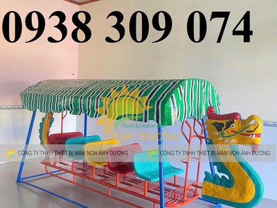 Xích đu thuyền rồng mầm non, xích đu treo mầm non 1