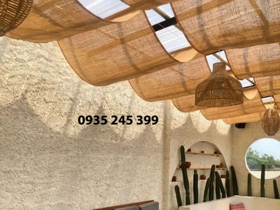 Vải bố trang trí trần các quán 0