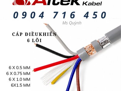 Cáp điều khiển 6 lõi Altek Kabel 0