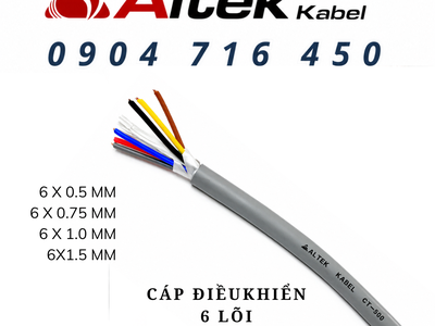 Cáp điều khiển 6 lõi Altek Kabel 1