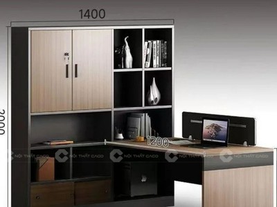 Bàn Làm Việc Nhân Viên Gỗ MDF Hiện Đại, Tiện Dụng 2