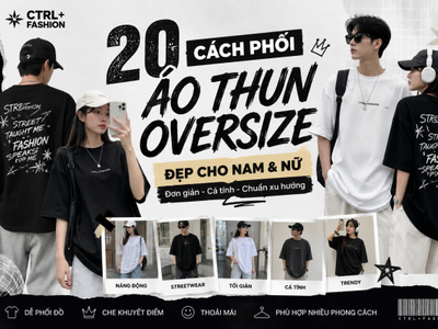 Áo thun oversize Item đơn giản nhưng có thể biến hóa nhiều phong cách 0
