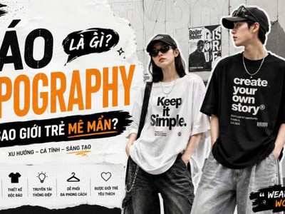 Áo Typography   Khi những con chữ trở thành điểm nhấn thời trang 0