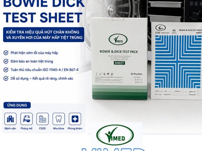 Bowie dick test sheet Vimed 0