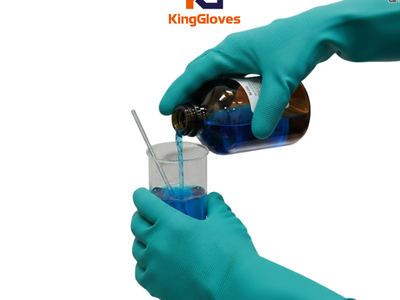 Găng Tay Chống Hóa Chất Nitrile Gmg N1555 Bảo Vệ Tay Khi Làm Việc Với Hóa Chất Và Dầu Mỡ 0