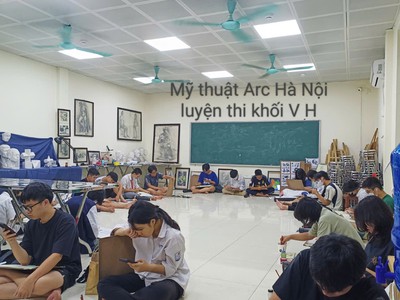 Lớp học vẽ ở Bát tràng 0