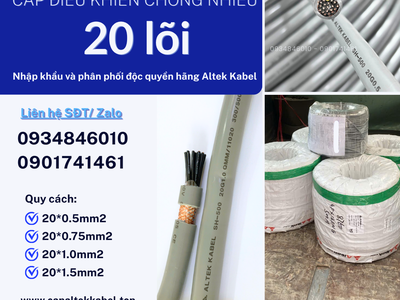 Cáp điều khiển chống nhiễu 20 lõi Altek Kabel Hà Nội, Đà Nẵng, HCM 1