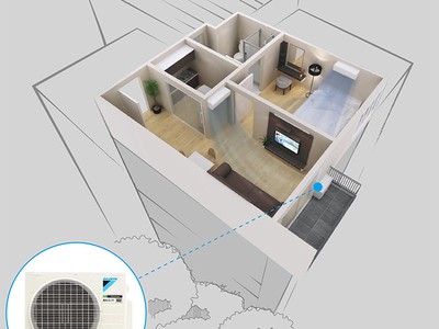 Thi công Lắp đặt Điều hòa Multi DAIKIN Dàn lạnh âm trần có chức năng tự chuẩn đoán sự cố 0