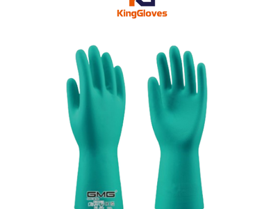Găng Tay Nitrile GMG N1555 Lựa Chọn Bảo Vệ Tay Khi Làm Việc Với Dầu Và Hóa Chất 0