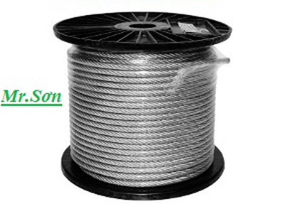 Gọi luôn 0968521058 bán dây cáp Inox 304 bọc nhựa,cáp cột cờ,cáp cầu thang, tay quay ròng rọc cột cờ 7
