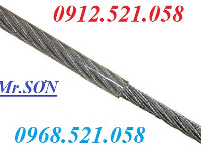 Gọi luôn 0968521058 bán dây cáp Inox 304 bọc nhựa,cáp cột cờ,cáp cầu thang, tay quay ròng rọc cột cờ 8