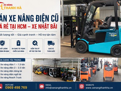 Xe Nâng Điện Cũ Nhật Bãi Kinh Nghiệm Chọn Xe Phù Hợp 0
