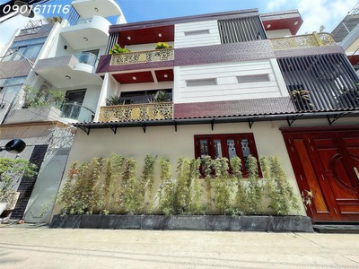 Bán nhà 4 tầng thiết kế dạng biệt thự - căn góc 2 mặt tiền đ trần khắc chân, quận 1 - ngang lớn đẹp 0