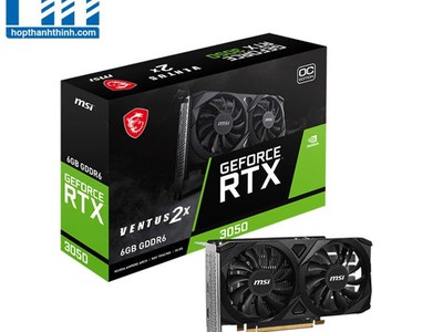 Card màn hình MSI GeForce RTX 3050 Ventus 2x E OC 6GB 0