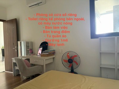 Share phòng riêng 2pn 2wc, full nội thất, view sông đào trí, quận 7 5 triệu 0
