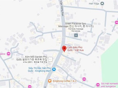 Cần bán gấp  đất mặt tiền đường trần hưng đạo, khu phố 7 phường dương đông, phú quốc 2