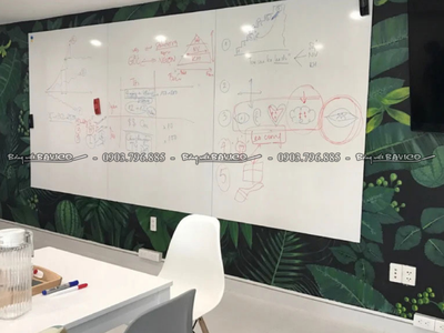 Bảng dán tường Greenlam cao cấp viết bút lông Bavico 1